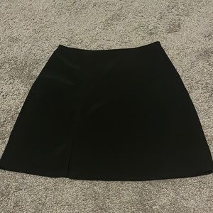 Black skirt, small front slit